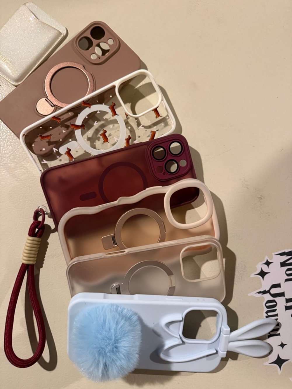 kate spade mag safe wallet and iPhone 16 ProMax case (set of 7 items)